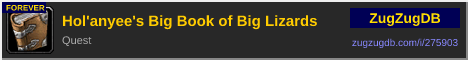 Hol'anyee's Big Book of Big Lizards: forum signature banner