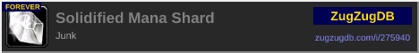 Solidified Mana Shard: forum signature banner