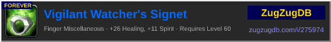 Vigilant Watcher's Signet: forum signature banner