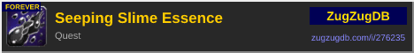 Seeping Slime Essence: forum signature banner