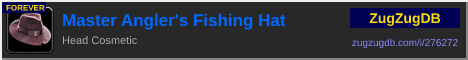 Master Angler's Fishing Hat: forum signature banner