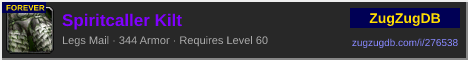 Spiritcaller Kilt: forum signature banner