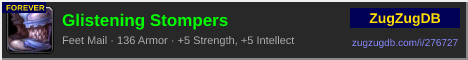 Glistening Stompers: forum signature banner