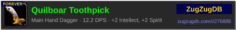 Quilboar Toothpick: forum signature banner