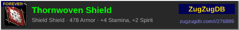 Thornwoven Shield: forum signature banner