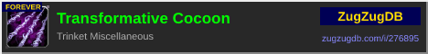 Transformative Cocoon: forum signature banner