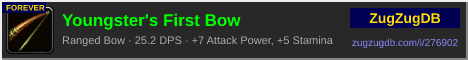 Youngster's First Bow: forum signature banner