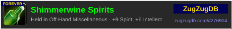 Shimmerwine Spirits: forum signature banner
