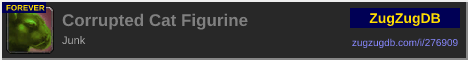 Corrupted Cat Figurine: forum signature banner