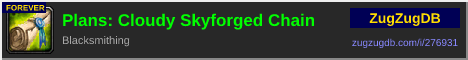 Plans: Cloudy Skyforged Chain: forum signature banner