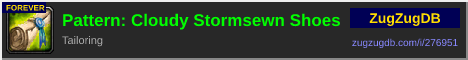 Pattern: Cloudy Stormsewn Shoes: forum signature banner