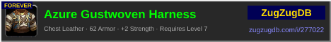 Azure Gustwoven Harness: forum signature banner