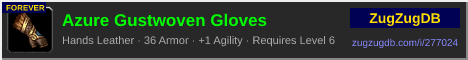 Azure Gustwoven Gloves: forum signature banner