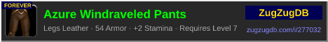 Azure Windraveled Pants: forum signature banner