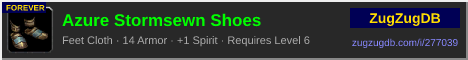 Azure Stormsewn Shoes: forum signature banner