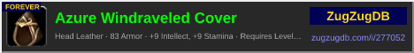 Azure Windraveled Cover: forum signature banner
