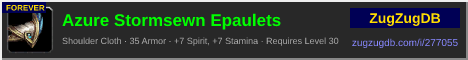 Azure Stormsewn Epaulets: forum signature banner