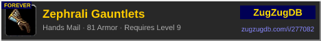 Zephrali Gauntlets: forum signature banner