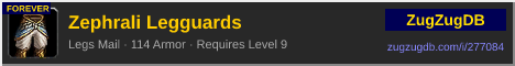 Zephrali Legguards: forum signature banner