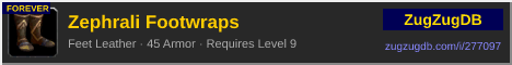 Zephrali Footwraps: forum signature banner
