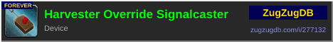 Harvester Override Signalcaster: forum signature banner