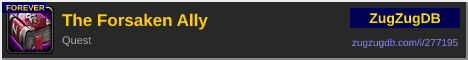 The Forsaken Ally: forum signature banner