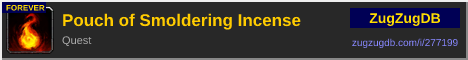 Pouch of Smoldering Incense: forum signature banner