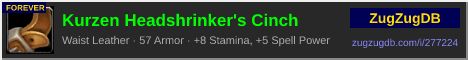 Kurzen Headshrinker's Cinch: forum signature banner