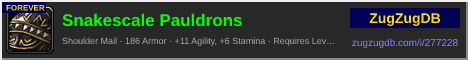 Snakescale Pauldrons: forum signature banner