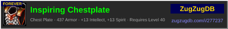 Inspiring Chestplate: forum signature banner