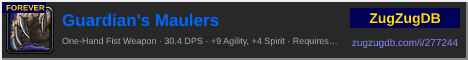 Guardian's Maulers: forum signature banner