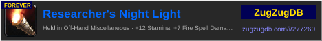 Researcher's Night Light: forum signature banner
