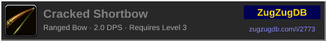 Cracked Shortbow: forum signature banner