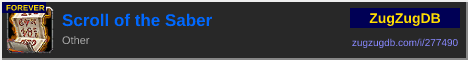 Scroll of the Saber: forum signature banner