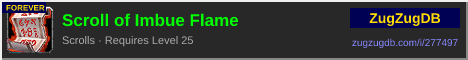 Scroll of Imbue Flame: forum signature banner