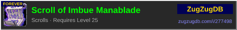 Scroll of Imbue Manablade: forum signature banner