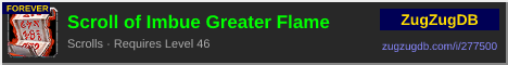 Scroll of Imbue Greater Flame: forum signature banner