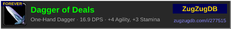 Dagger of Deals: forum signature banner