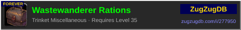 Wastewanderer Rations: forum signature banner