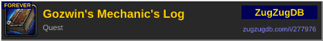 Gozwin's Mechanic's Log: forum signature banner