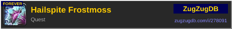 Hailspite Frostmoss: forum signature banner