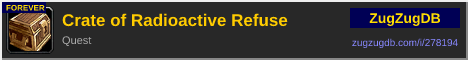Crate of Radioactive Refuse: forum signature banner