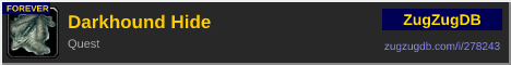 Darkhound Hide: forum signature banner