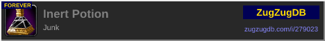 Inert Potion: forum signature banner