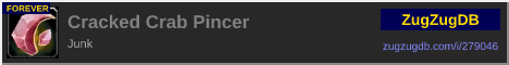 Cracked Crab Pincer: forum signature banner
