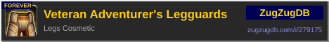 Veteran Adventurer's Legguards: forum signature banner