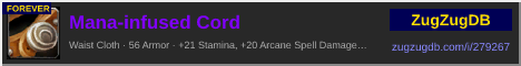 Mana-infused Cord: forum signature banner