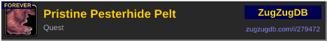 Pristine Pesterhide Pelt: forum signature banner