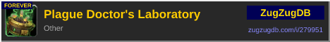 Plague Doctor's Laboratory: forum signature banner
