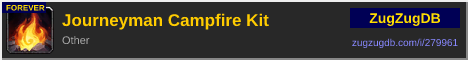 Journeyman Campfire Kit: forum signature banner